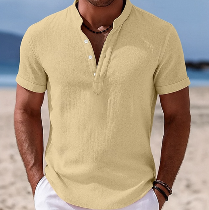 Lachlan | Summer Button-Up Short Sleeve Shirt