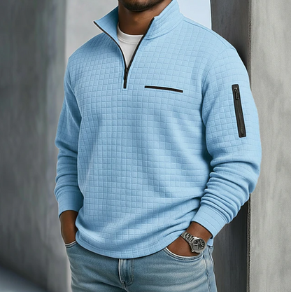 Edward | Casual Long Sleeve Waffle Sweater