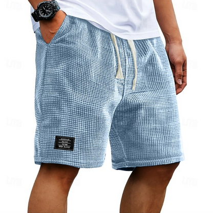 Oliver | Casual Waffle Summer Shorts
