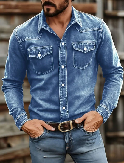 Grayson | Classic Button Up Long Sleeve Shirt