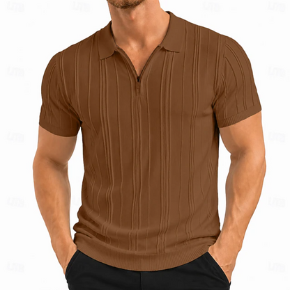 Colby | Textured Slim Fit Polo Shirt