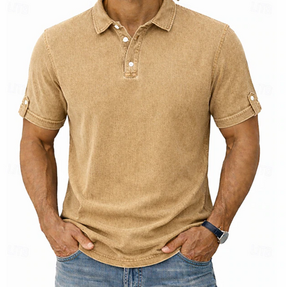 Hawthorne | Casual Washed Polo Shirt