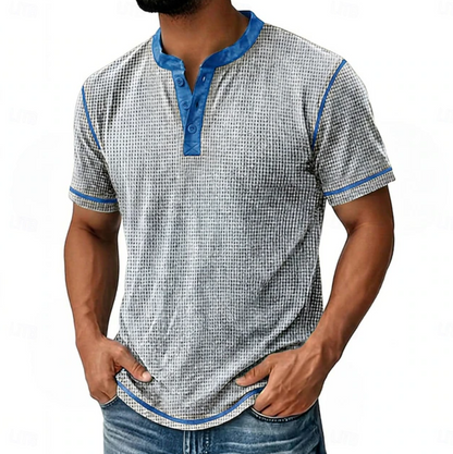 Logan | Henley Short Sleeve T-Shirt