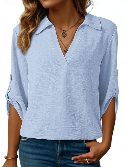 Sophie | Relaxed V-Neck Blouse
