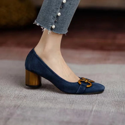Cecilia | Classic Buckle Orthopedic Heels