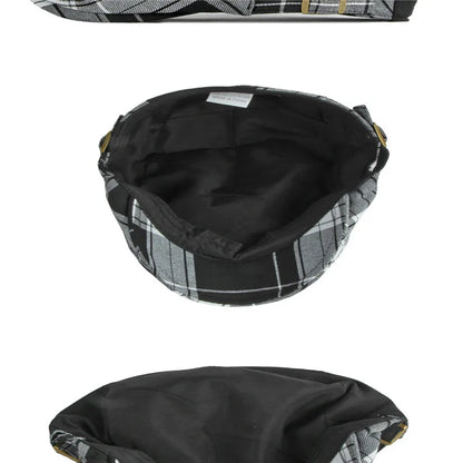 Orion | Classic Plaid Flat Cap