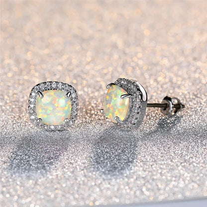 Rosemary | Halo Sparkle Stud Earrings