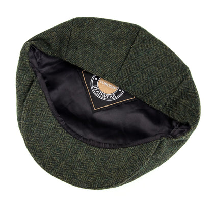 James | Classic Herringbone Stitch Flat Cap