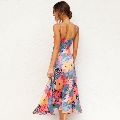 Faith | Stylish Sleeveless Printed Maxi Dress