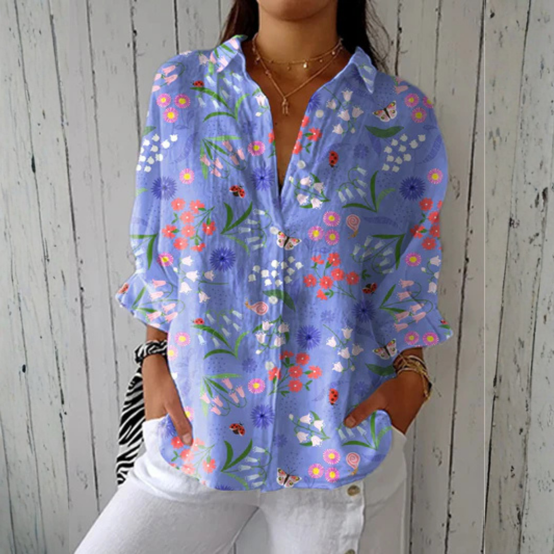 Megan | Playful Dogs Blouse