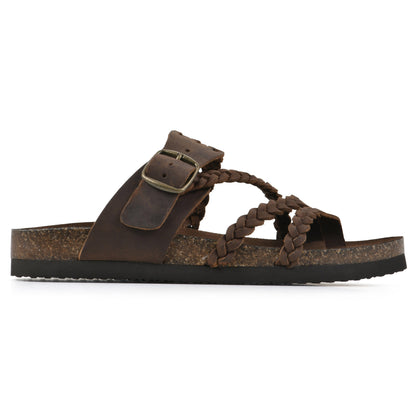Hayleigh | Woven Strap Footbed Sandals
