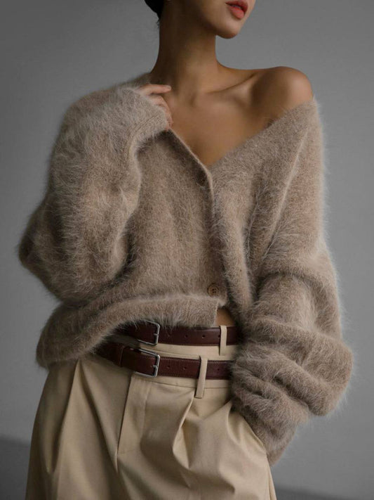 Women's Cardigan Button Up | Oversized