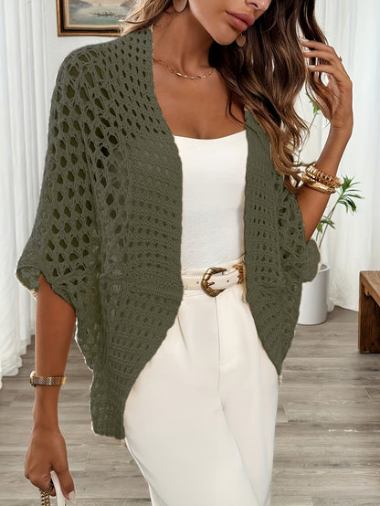 Josie | Open-Front Batwing Cardigan