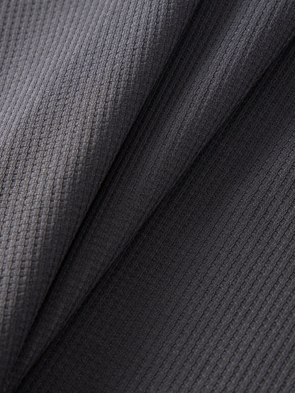 Frederick | Textured Waffle-Knit Long Sleeve Top