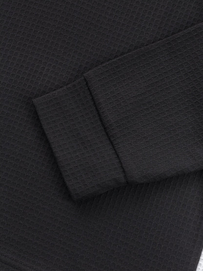 Sawyer | Textured Contrast Henley Shirt
