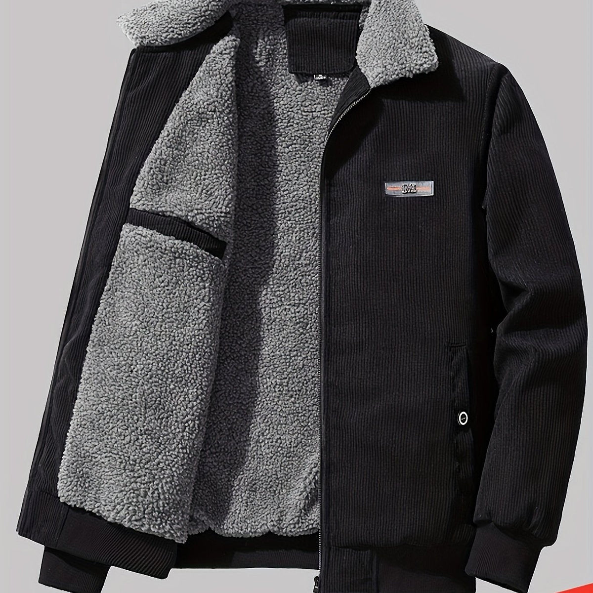 Gerard | Ribbed Fleece-Lined Jacket