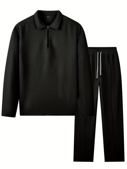 Xavier | Relaxed Waffle-Knit Two-Piece Set