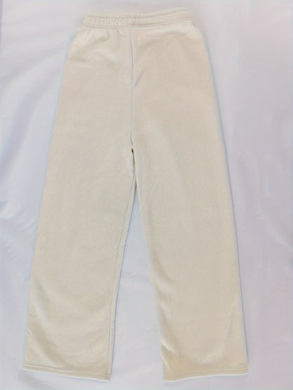 Lena | Fleece-Lined Wide-Leg Trousers