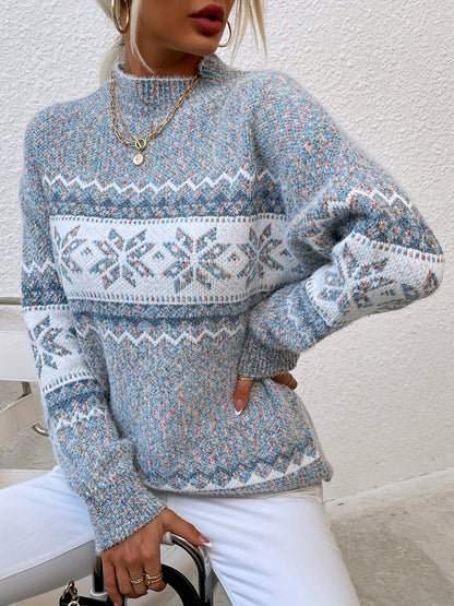 Heather | Cosy Snowflake Sweater