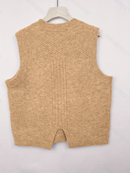 Eliza | Cable-Knit Vest