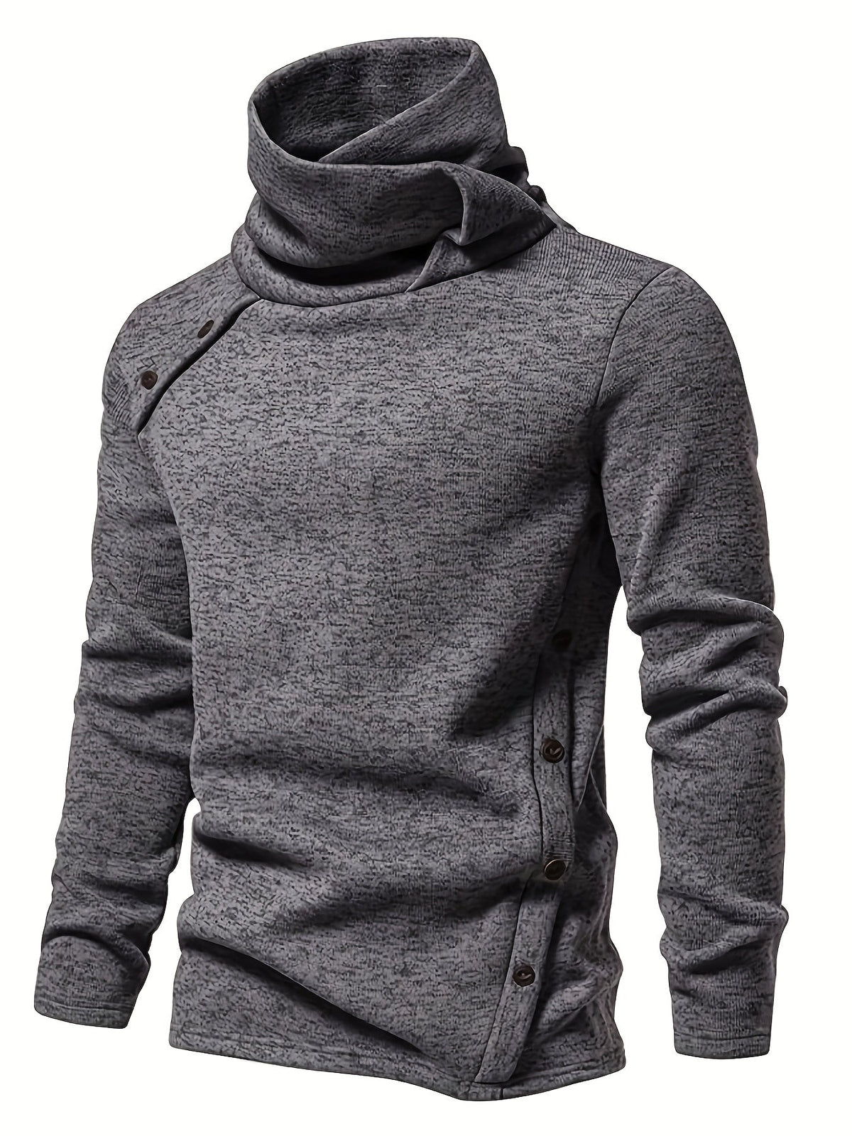 Marcus | Slouch-Neck Button Sweater
