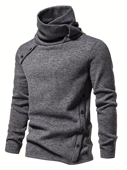Marcus | Slouch-Neck Button Sweater