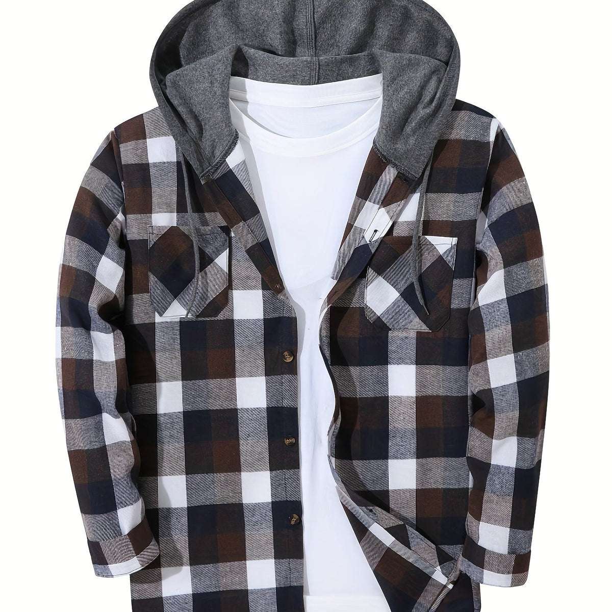 Byron | Rugged Hooded Shirt