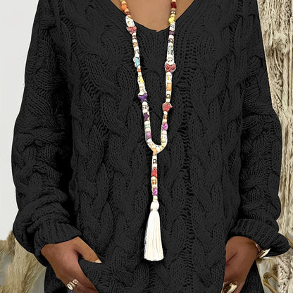 Iris | Relaxed Cable-Knit Sweater