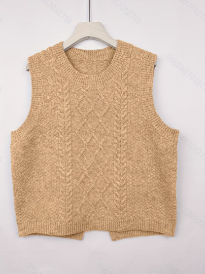 Eliza | Cable-Knit Vest