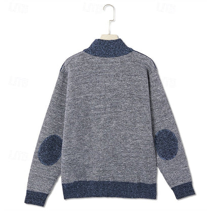 Bryson | Textured Zip Cardigan