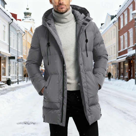 Bram | Hooded Longline Puffer Coat