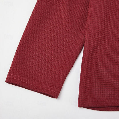Rhett | Textured Quarter-Zip Pullover