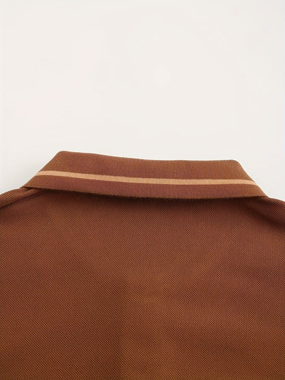 Reginald | Refined Long-Sleeve Polo Shirt