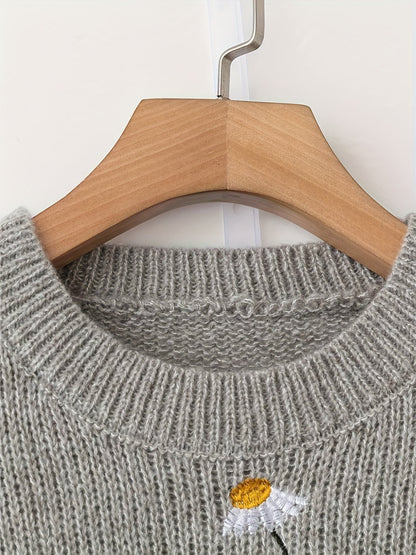 Lena | Blossom Embroidered Sweater