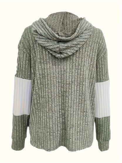 Tamara | Textured Hooded Zip Jacket