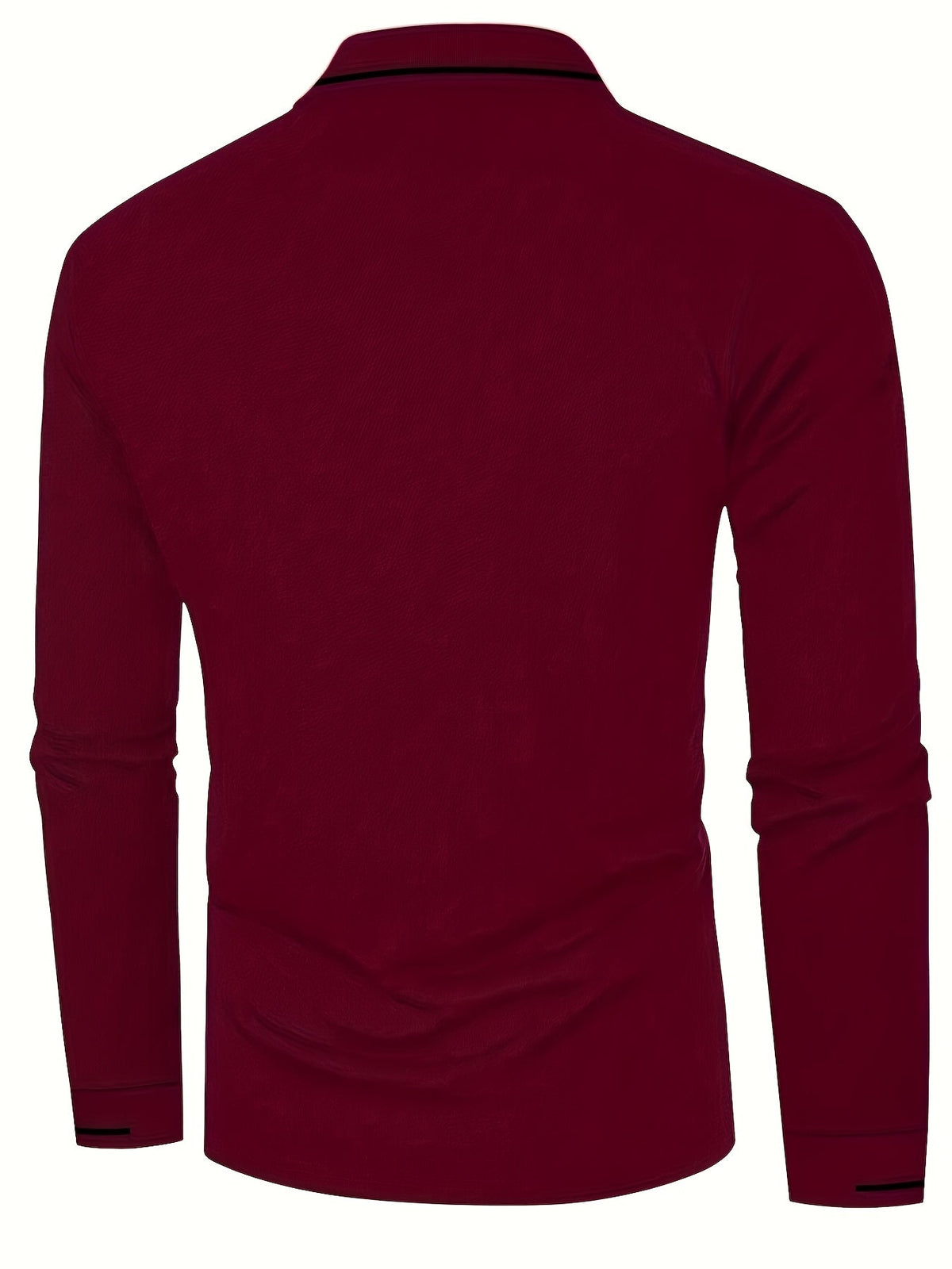 Reginald | Refined Long-Sleeve Polo Shirt