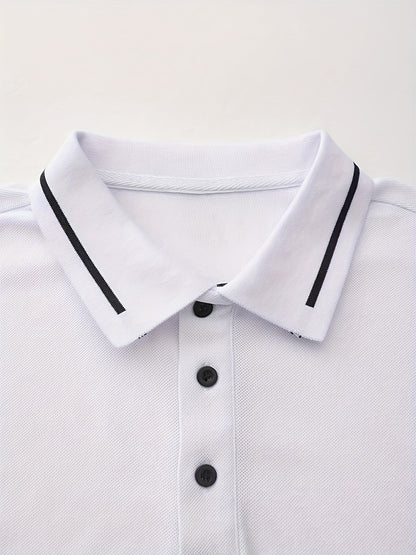 Reginald | Refined Long-Sleeve Polo Shirt