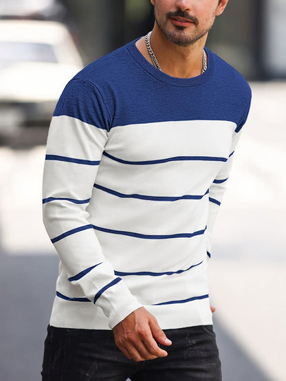 Rory | Colour-Block Striped Pullover