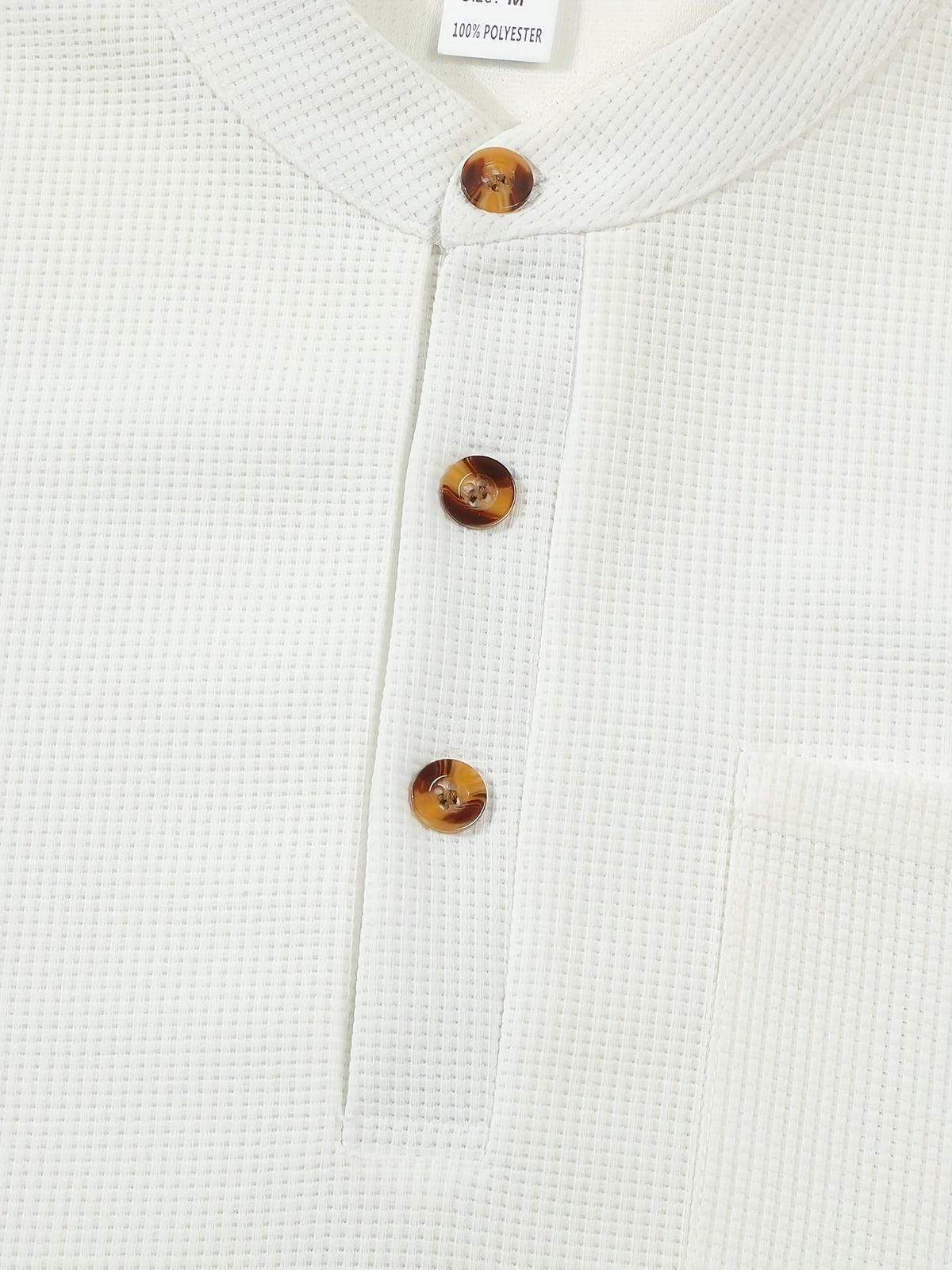 Dawson | Textured Long-Sleeve Henley Shirt