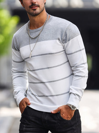 Rory | Colour-Block Striped Pullover