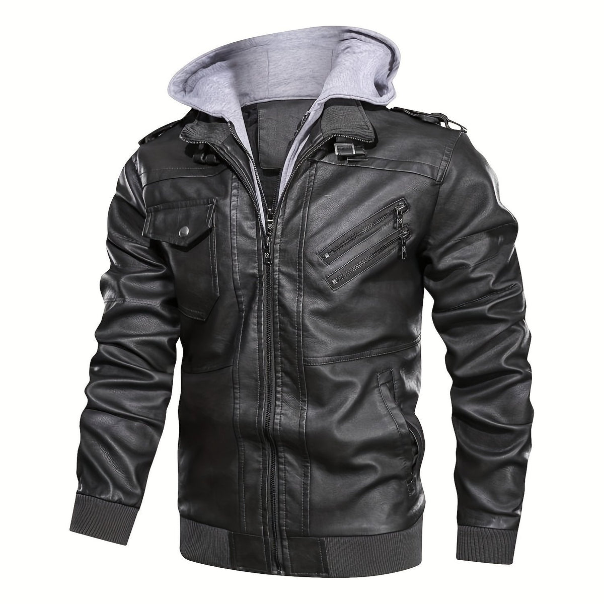 Roman | Hooded Moto Jacket