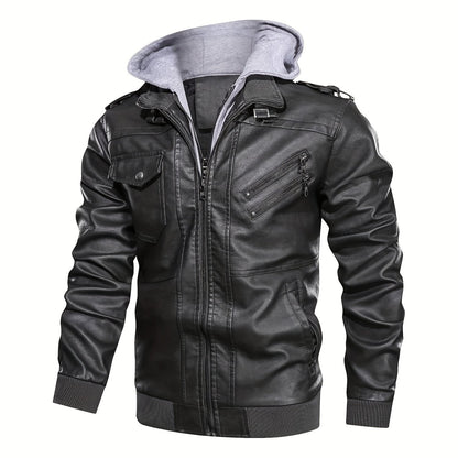 Roman | Hooded Moto Jacket