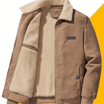 Gerard | Ribbed Fleece-Lined Jacket