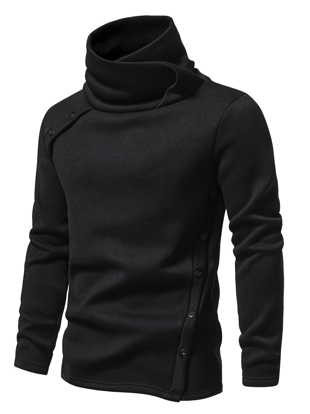 Marcus | Slouch-Neck Button Sweater