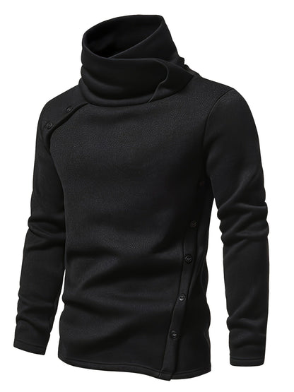 Marcus | Slouch-Neck Button Sweater