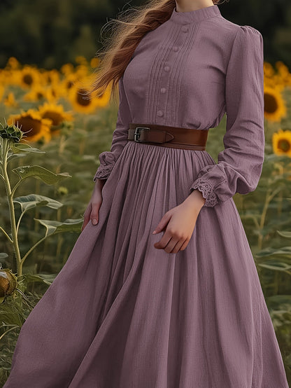 Susannah | Romantic High-Neck Maxi Dress