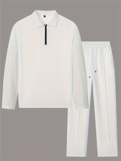 Xavier | Relaxed Waffle-Knit Two-Piece Set