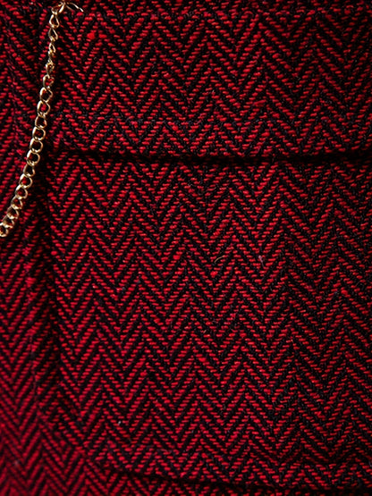 Silas | Herringbone Single-Breasted Waistcoat