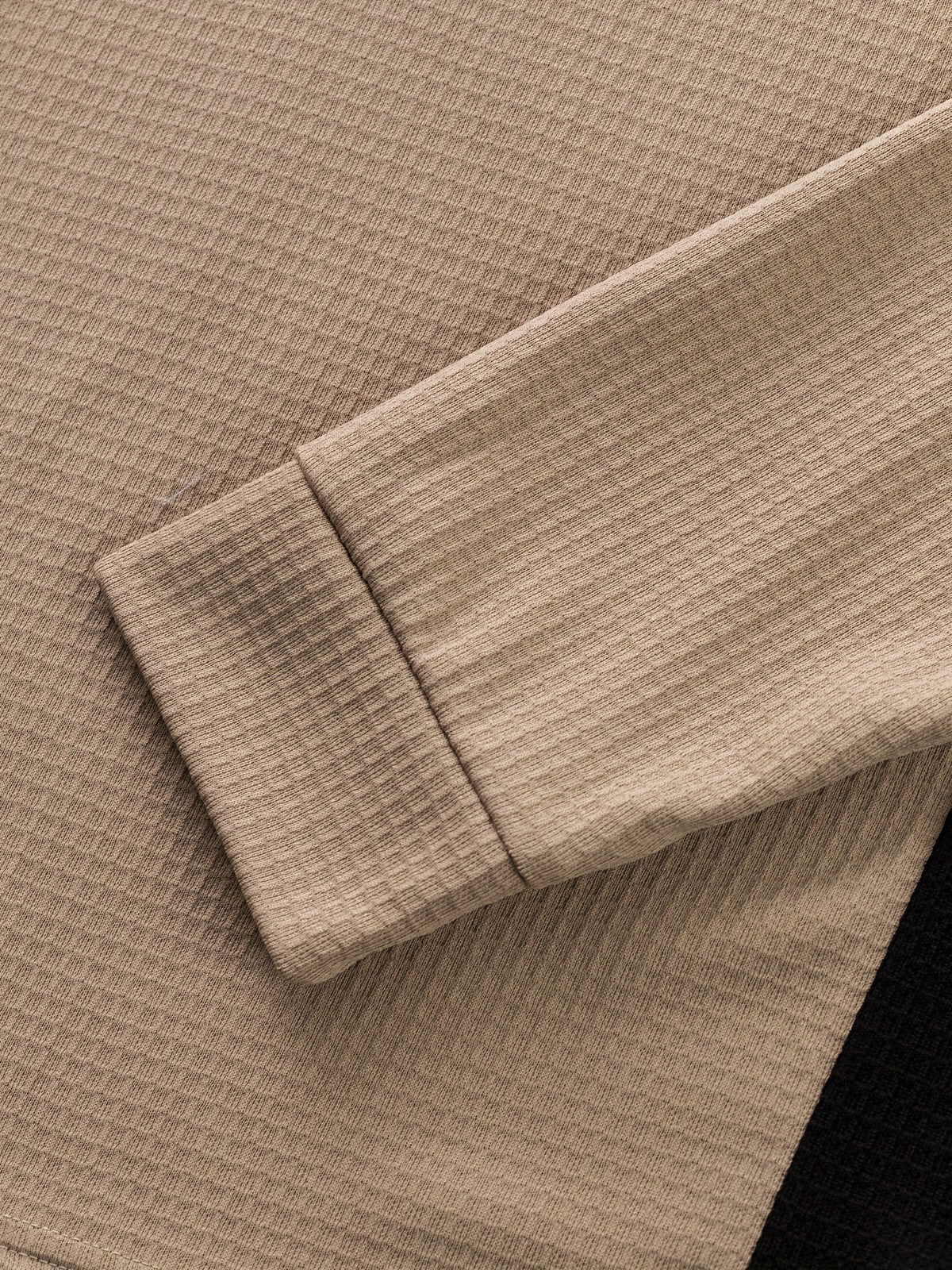 Sawyer | Textured Contrast Henley Shirt