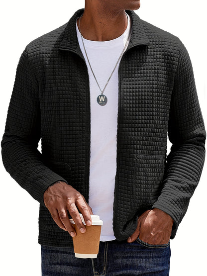 Tobias | Textured Zip-Up Jacket